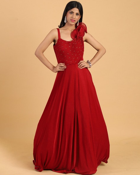 Length Sleeveless Red Evening Dress Women Party Wear Dresses with Western  Style - China Evening Dress and Sexy Dress price | Made-in-China.com