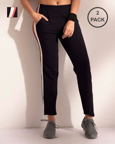 Buy Black Track Pants for Women by LYRA Online