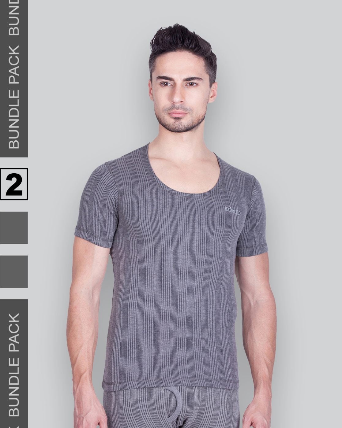 Buy Charcoal Thermal Wear for Men by LUX INFERNO Online