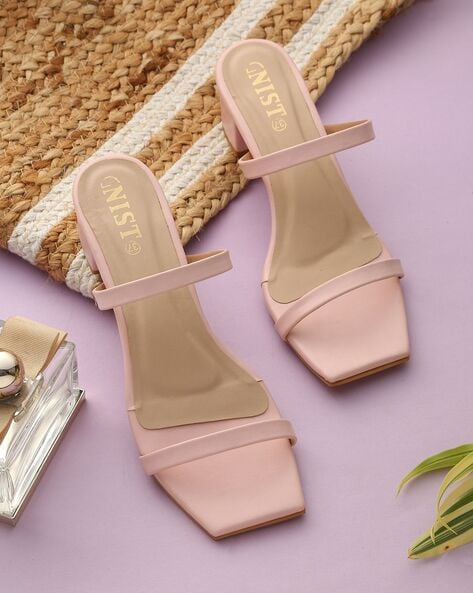 Pink chunky online sandals