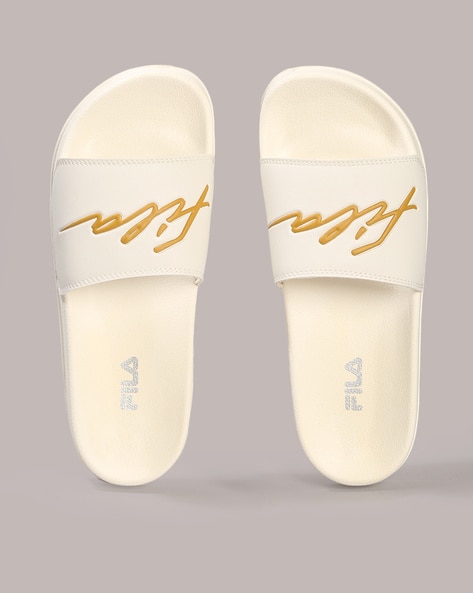 Buy White Flip Flop Slippers for Women by FILA Online Ajio