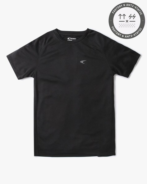 Buy Jet Black Tshirts for Boys by PERFORMAX Online Ajio