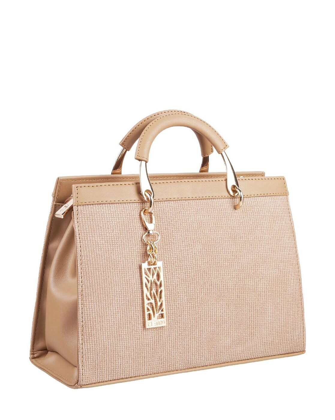 Buy Metro Women Synthetic Peach Handbag (S) Online