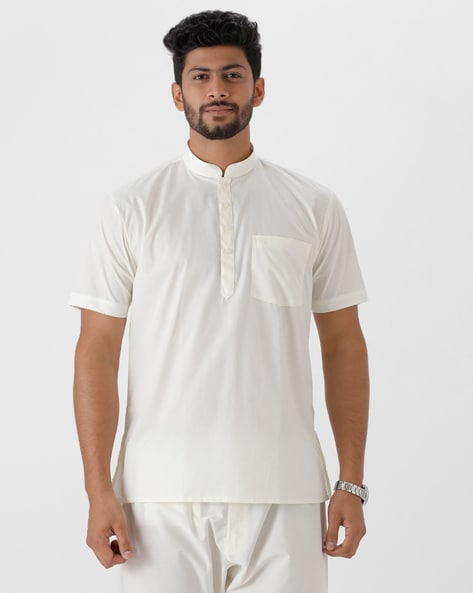 Buy White Kurtas for Men by Ramraj Cotton Online