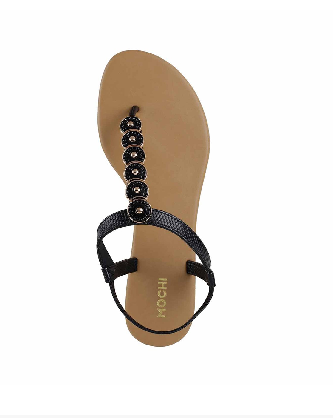 Buy Beige Flat Sandals for Women by Mochi Online | Ajio.com