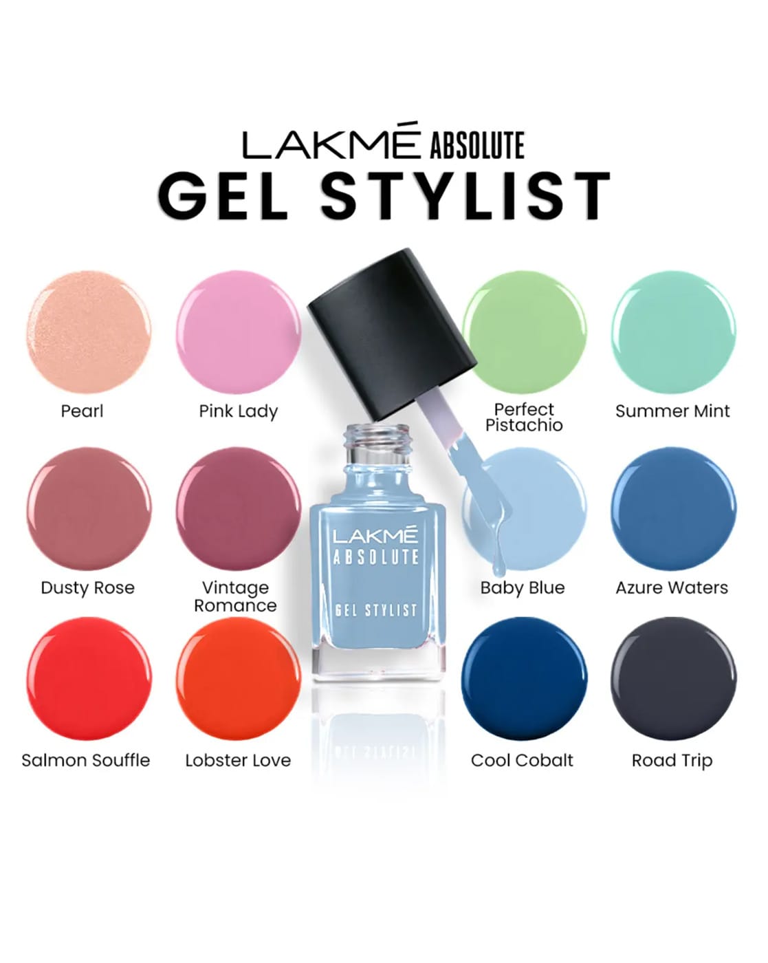 Buy Lakmé Absolute Gel Stylist Shimmery Finish Nail Color, Pink Date, 12Ml  Online at Low Prices in India - Amazon.in
