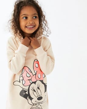Cartoon Print Shift Dress-image-0