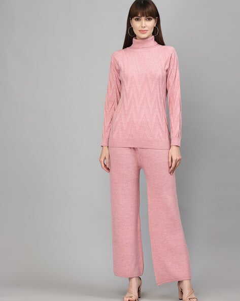 Buy Pink Tracksuits for Women by Broowl Online