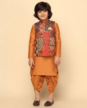 kisah Printed Kurta & Dhoti Set-picture-30