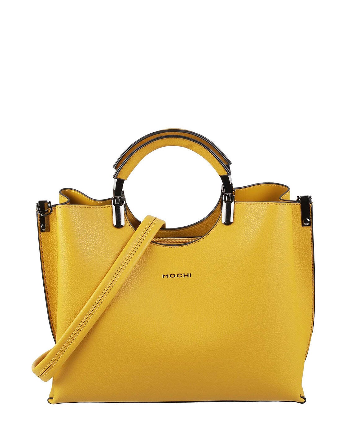 Buy Mast & Harbour Mustard Yellow Solid Handheld Bag - Handbags for Women  1518781 | Myntra