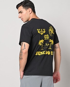 Gold nike top shirt