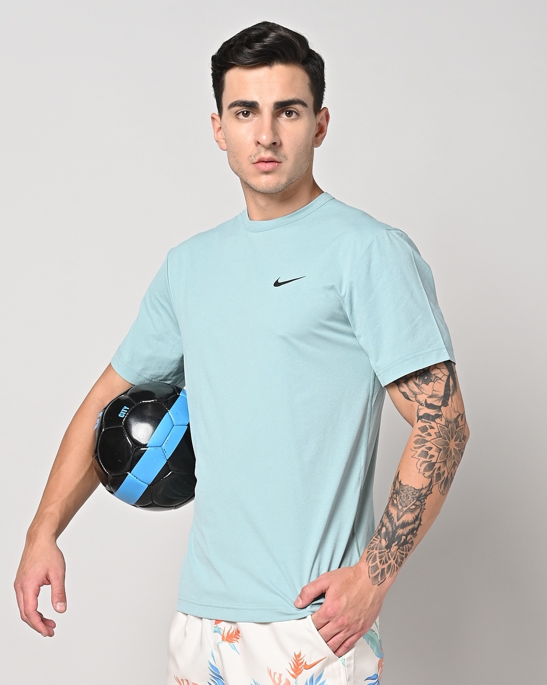 Nike crew neck top green