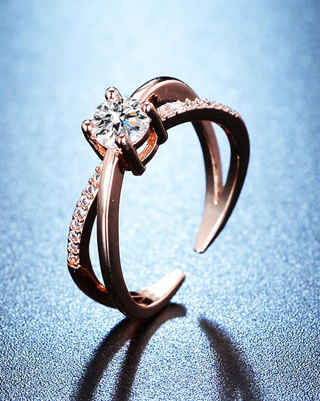 Rose gold outlet ring