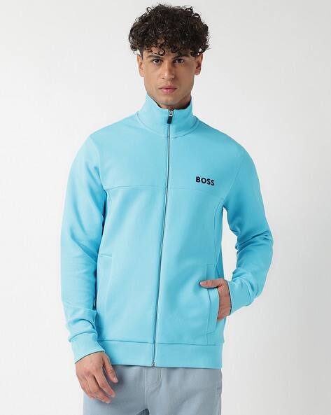 Buy Open Blue Sweatshirt Hoodies for Men by BOSS Online