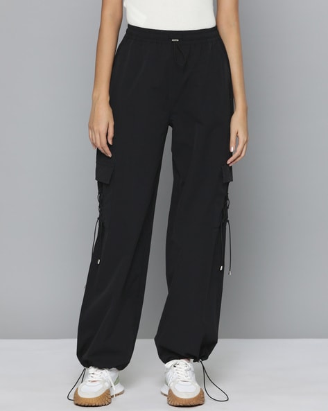 Buy Tara Teal Track Pants for Women by BLISSCLUB Online