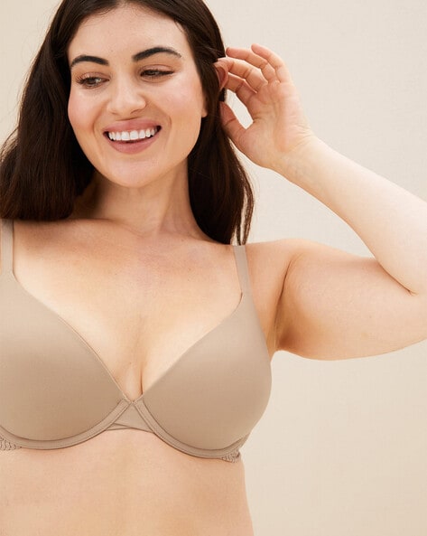 Marks & Spencer Body Soft Wired T-shirt Bra - Nude
