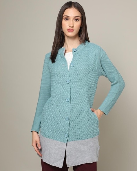 Buy Green Sweaters Cardigans for Women by American Eye Online