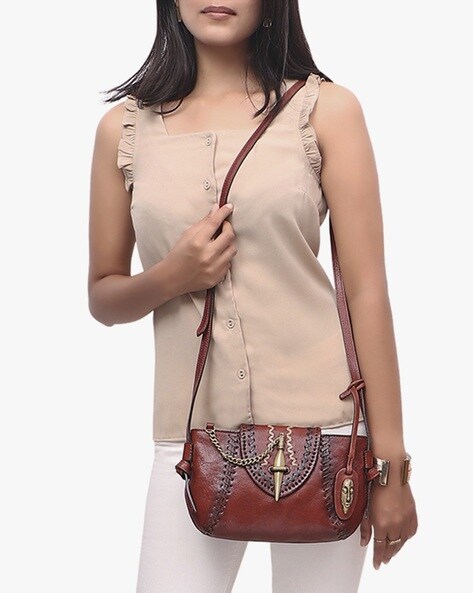 Buy Brown Handbags for Women by HIDESIGN Online