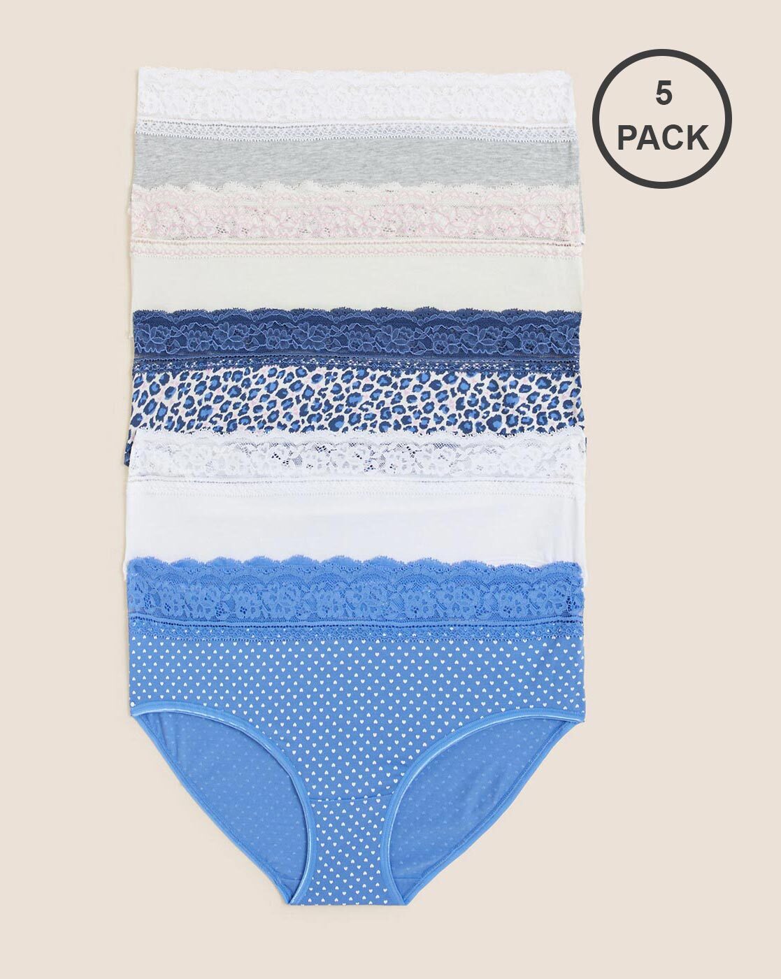 Buy Multicoloured Panties for Women by Marks & Spencer Online