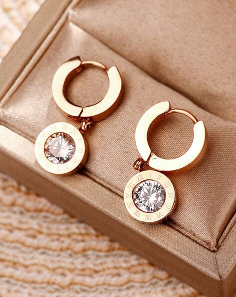 Rose gold sales filled earrings