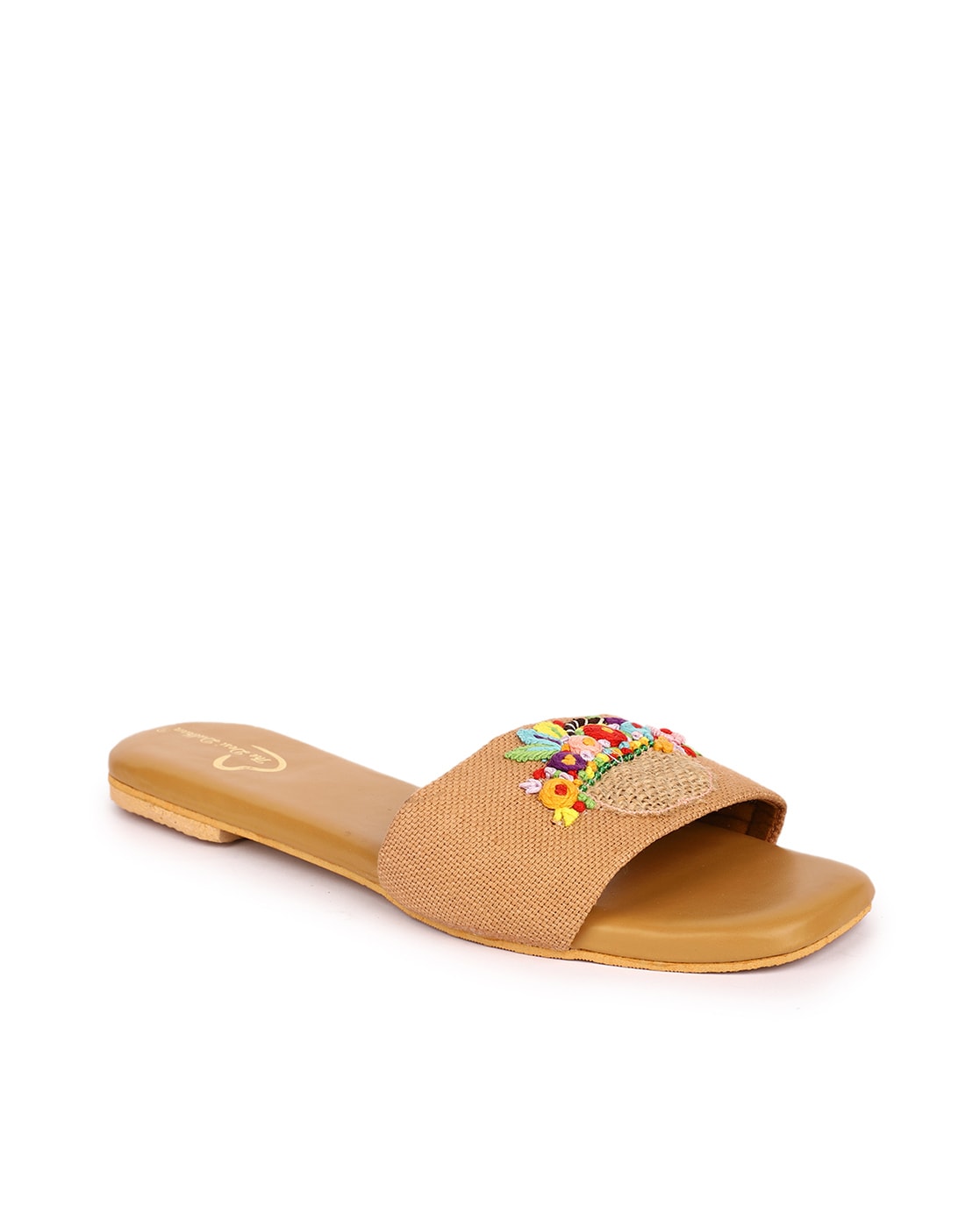 Khadim Beige Flat Sling Back Sandal for Women