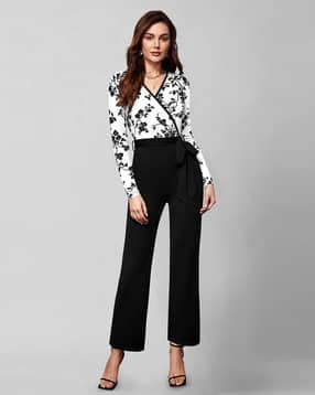 london belly Floral Print V-Neck Jumpsuit-picture-17