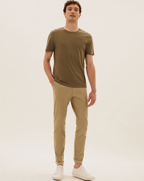 Buy Peanut Brown Chinos for Men Online in India at Beyoung