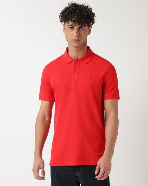 Organic Cotton Polo Shirt with Embroidered Logo
