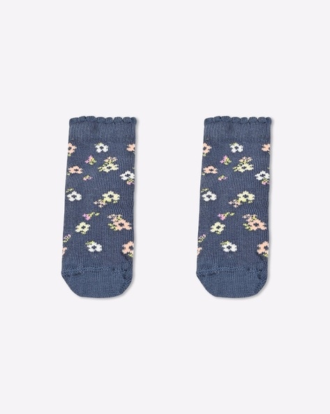Pack of 4 Floral Pattern Socks