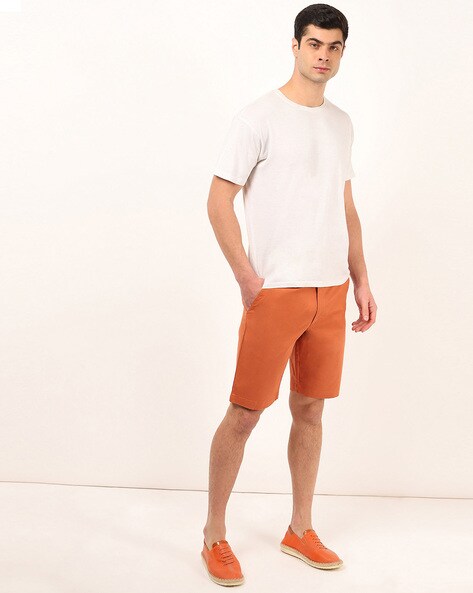 Mens burnt sales orange shorts