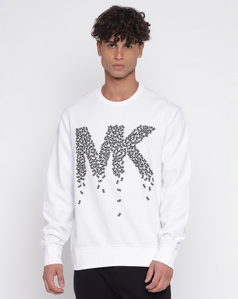 Logo Print Cotton Blend Sweatshirt