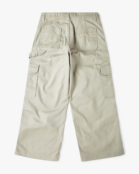 Ann Taylor LOFT 100% Cotton Solid Tan Cargo Pants Size 8 - 73% off | ThredUp