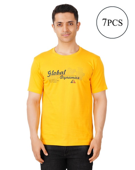 Yellow T-Shirts - Buy Yellow T-Shirts Online at Best Prices In India