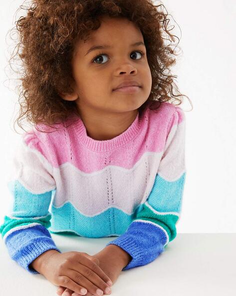 Buy Multicolour Sweaters Cardigans for Girls by Marks Spencer