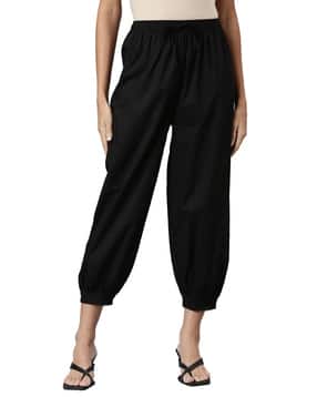 go colors Cropped Salwar with Elasticated Waistband-picture-19