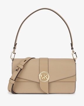 Michael Michael Kors Greenwich Medium Saffiano Leather Shoulder Bag