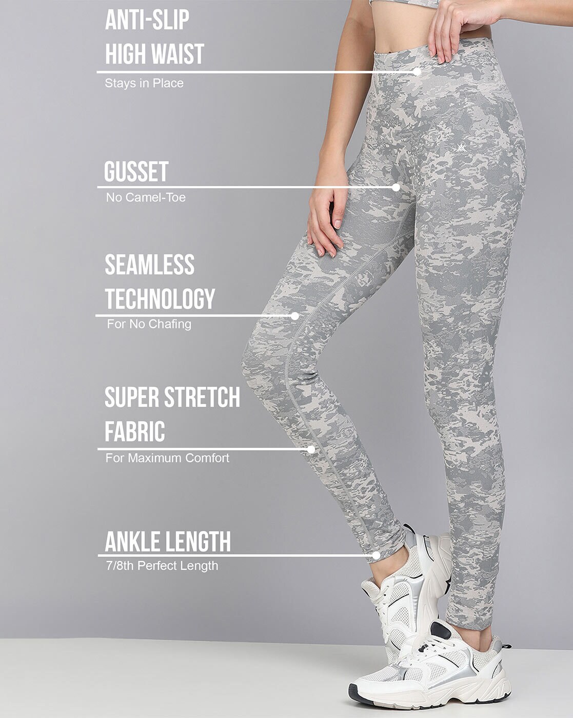 Buy Grey Leggings for Women by Melange by Lifestyle Online | Ajio.com
