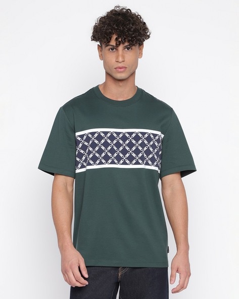 Buy Michael Kors Empire Logo Print Cotton T-Shirt