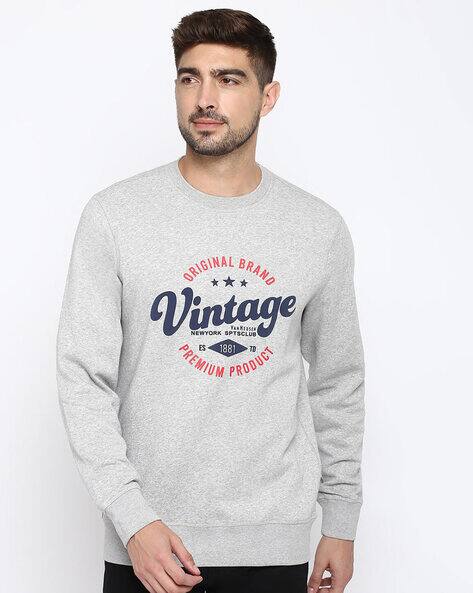 Buy Grey Sweatshirt Hoodies for Men by VAN HEUSEN Online
