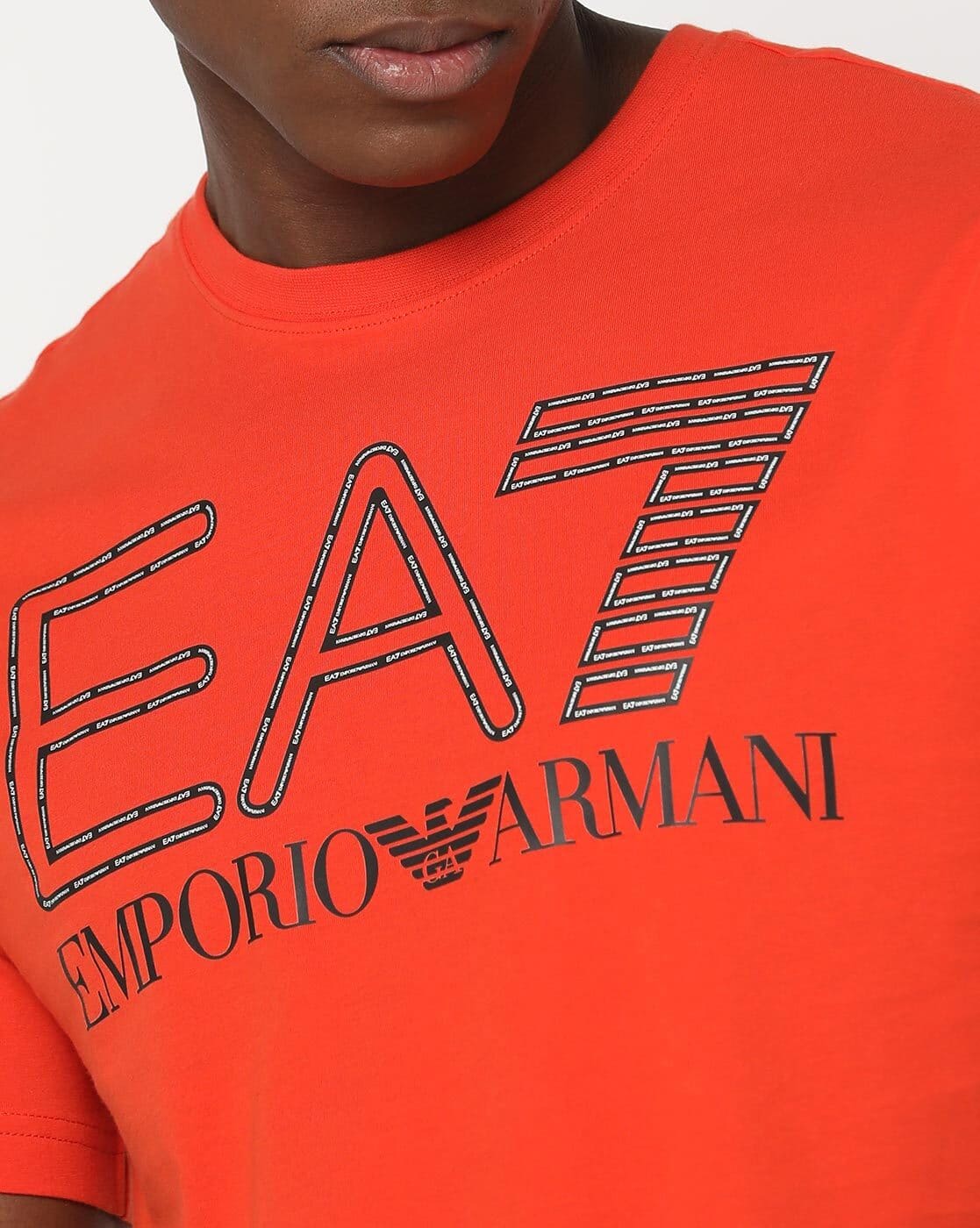 Buy Orange Tshirts for Men by EA7 Emporio Armani Online