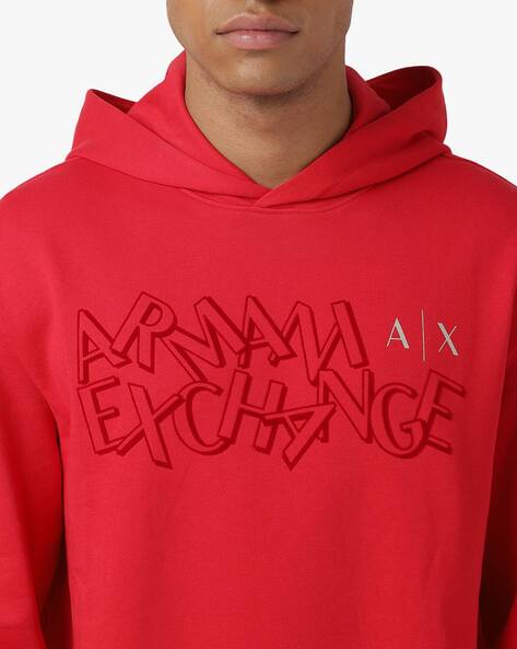 Buy Red Sweatshirt Hoodies for Men by ARMANI EXCHANGE Online Ajio