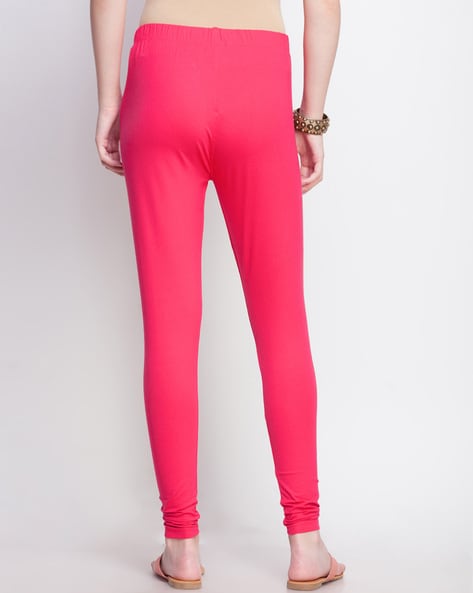 Buy Pink Leggings for Women by DOLLAR MISSY Online