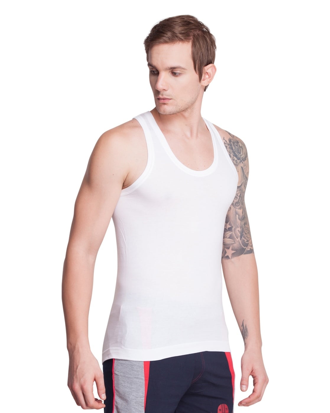 Buy White Vests for Men by DOLLAR BIGBOSS Online