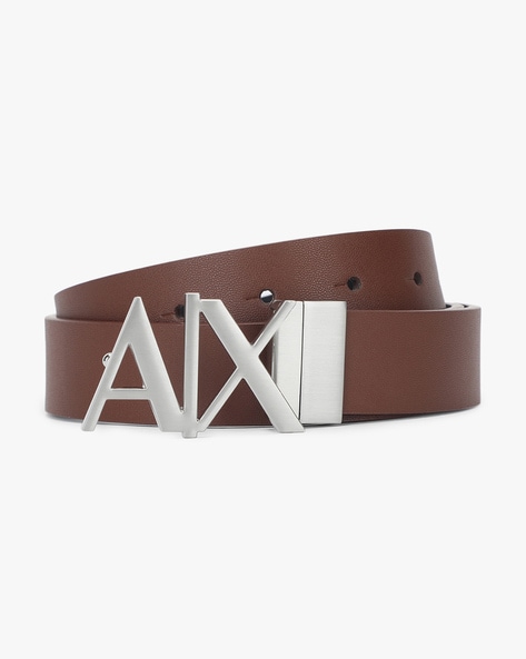 BALENCIAGA | LL Logo Leather Belt | Men | Lane Crawford