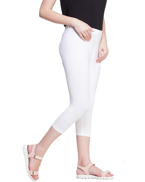 Buy White Leggings for Girls by DeMoza Online | Ajio.com