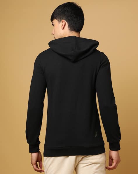 Buy ASICS Men Big Spiral Logo Hoodie Online | Ajio.com