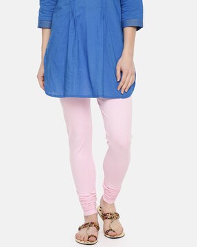 Buy Pink Leggings for Women by DOLLAR MISSY Online
