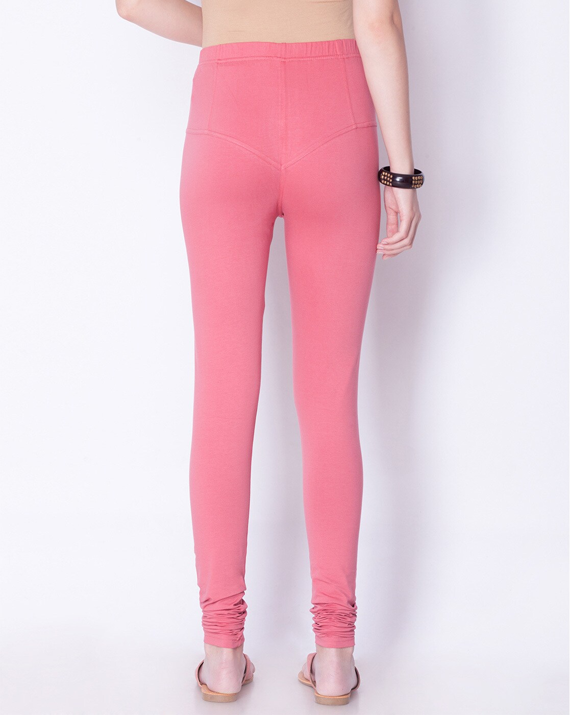 Buy Dollar Women's Missy Pack of 1 Romantic Rani Color Slim fit Comfortable  Churidar Leggings Online at Best Prices in India - JioMart.