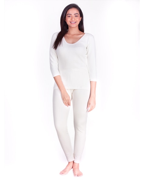 Buy White Thermal Wear for Women by DOLLAR ULTRA Online