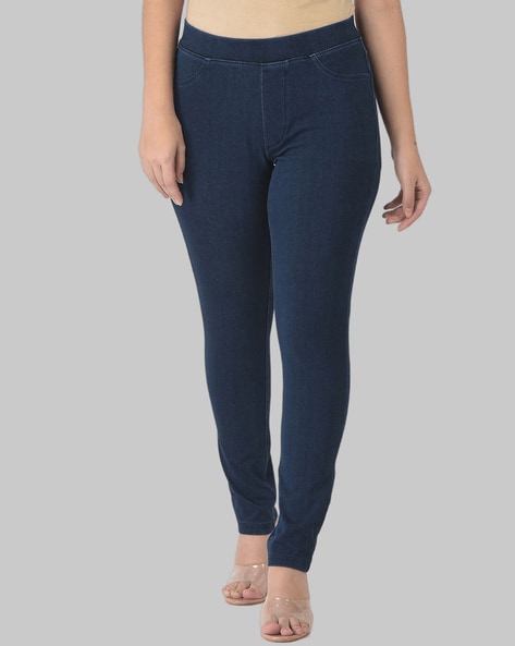 Buy Womens Jeggings - A New Day™ Blue XL at Ubuy India